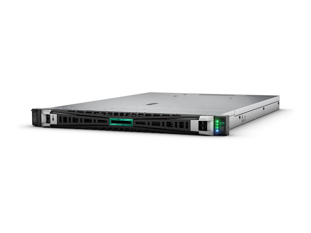 HPE ProLiant DL365 Gen11, 1U Rack SFF, 1x AMD EPYC 9224 (2.5GHz / 24c), 2x 32GB, MR408i-o / 4G+Akku, 8x SFF Slots Hot-Plug, 2x 480GB SATA SSD (P40497-B21), 2x 1 / 10G RJ45 (BCM57416 OCP3), 2x 1000W Netzteil, Easy Install Rails & CMA, Garantie 3-3-3